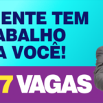 PAT São Roque oferece vagas esta semana sendo 6 para chefe de limpeza e 4 para vendedor interno