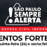 Cidades da região podem sofrer alagamentos e desabamentos entre hoje e amanhã