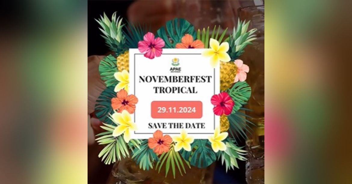 Apae São Roque promove evento beneficente Novemberfest Tropical 2024