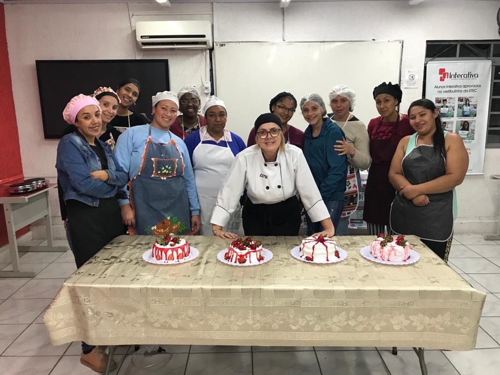 Escola Interativa abre inscrições para Curso de Confeitaria Profissional em São Roque