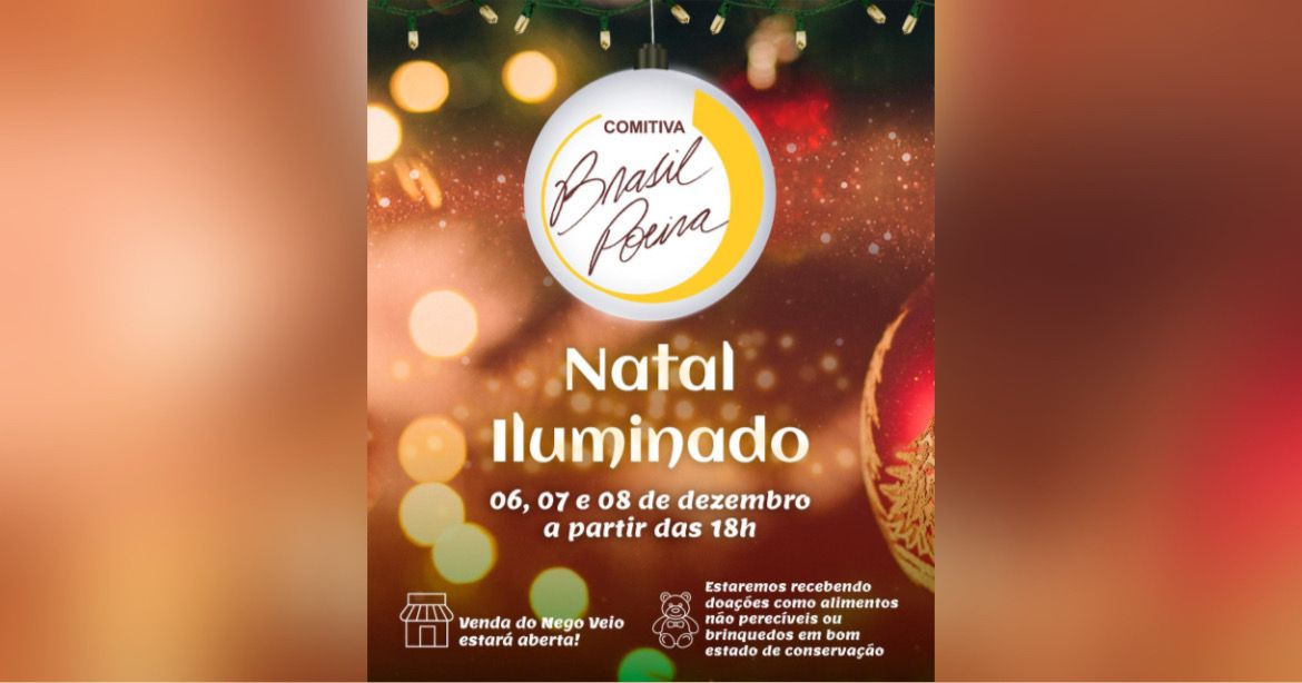 Natal Iluminado, evento da Comitiva Brasil Poeira, começa nesta sexta (06)