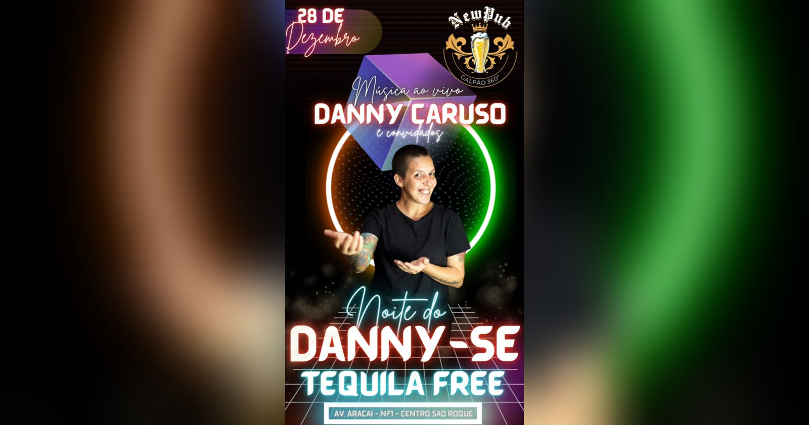 Galpão 360 recebe Danny Caruso no último evento do ano