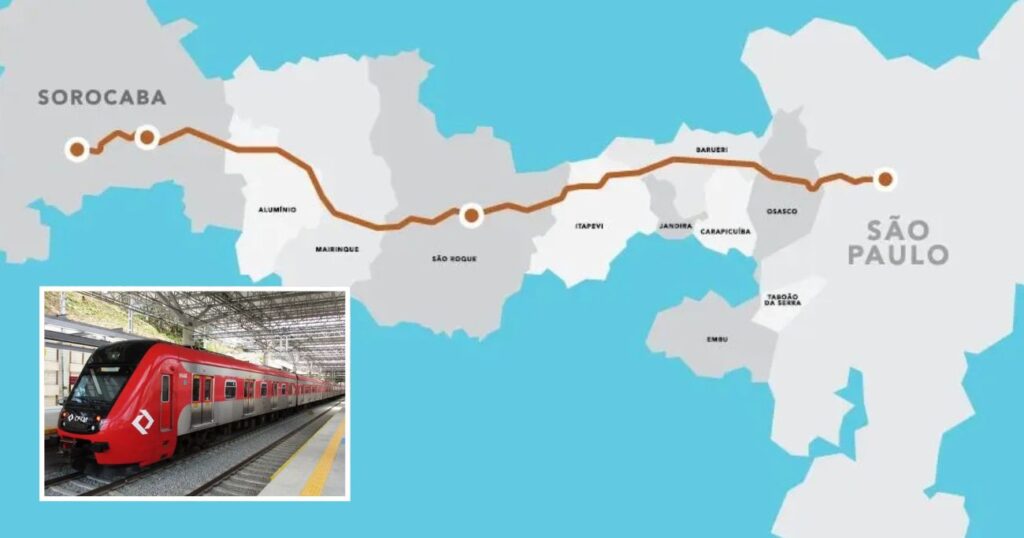 Com estação em São Roque: Governo de SP abre consulta pública para Trem Intercidades entre São Paulo e Sorocaba 