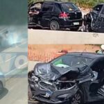 Acidente com caminhão sem freio em São Roque deixa veículos danificados, veja as imagens