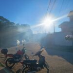 Queimada ao lado de EMEI gera fumaça e preocupa moradores de Mairinque